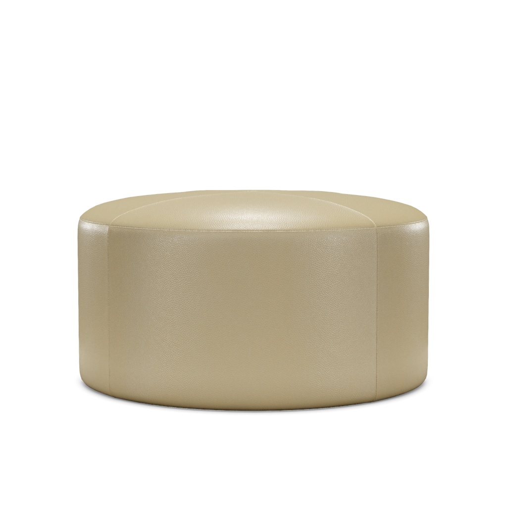 Rendova Leather Ottoman – View at 170°