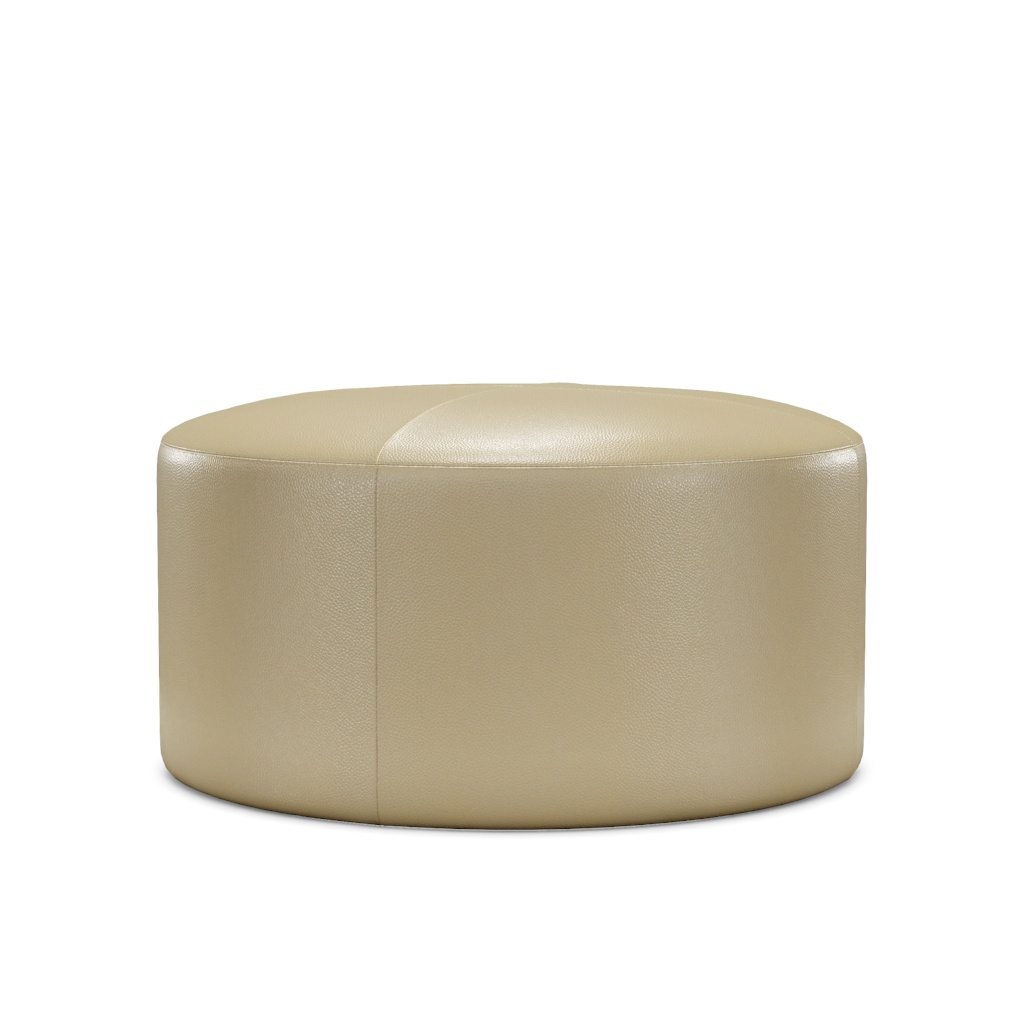 Rendova Leather Ottoman – View at 230°