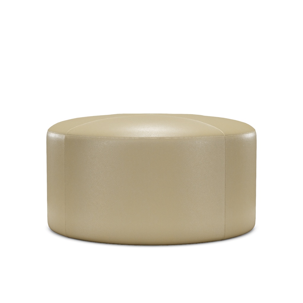Rendova Leather Ottoman – View at 350°