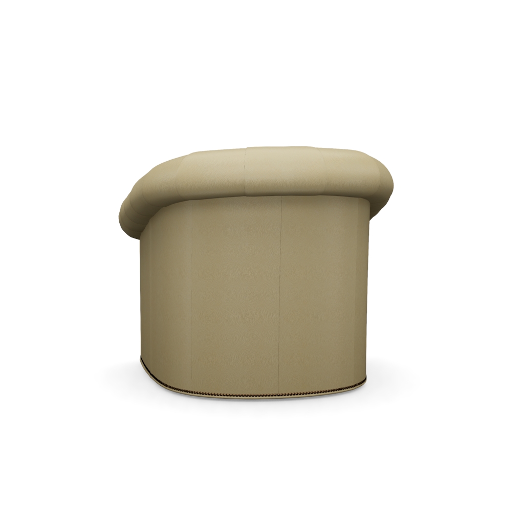 Robinson Leather Swivel Chair – View at 200°