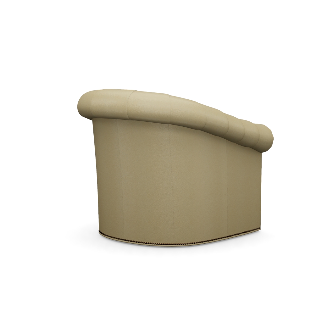 Robinson Leather Swivel Chair – View at 250°