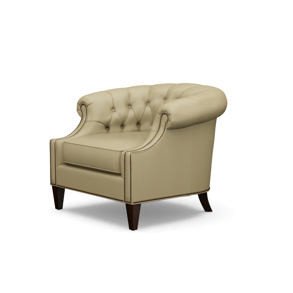 Kendrick Leather Chair – View at 80°
