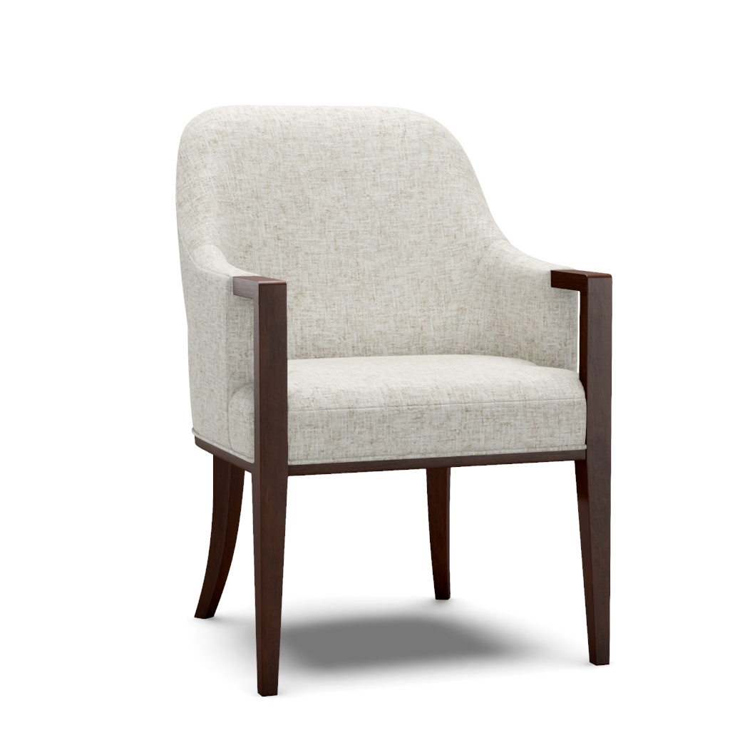 Lambeth Upholstered Arm Chair – View at 10°
