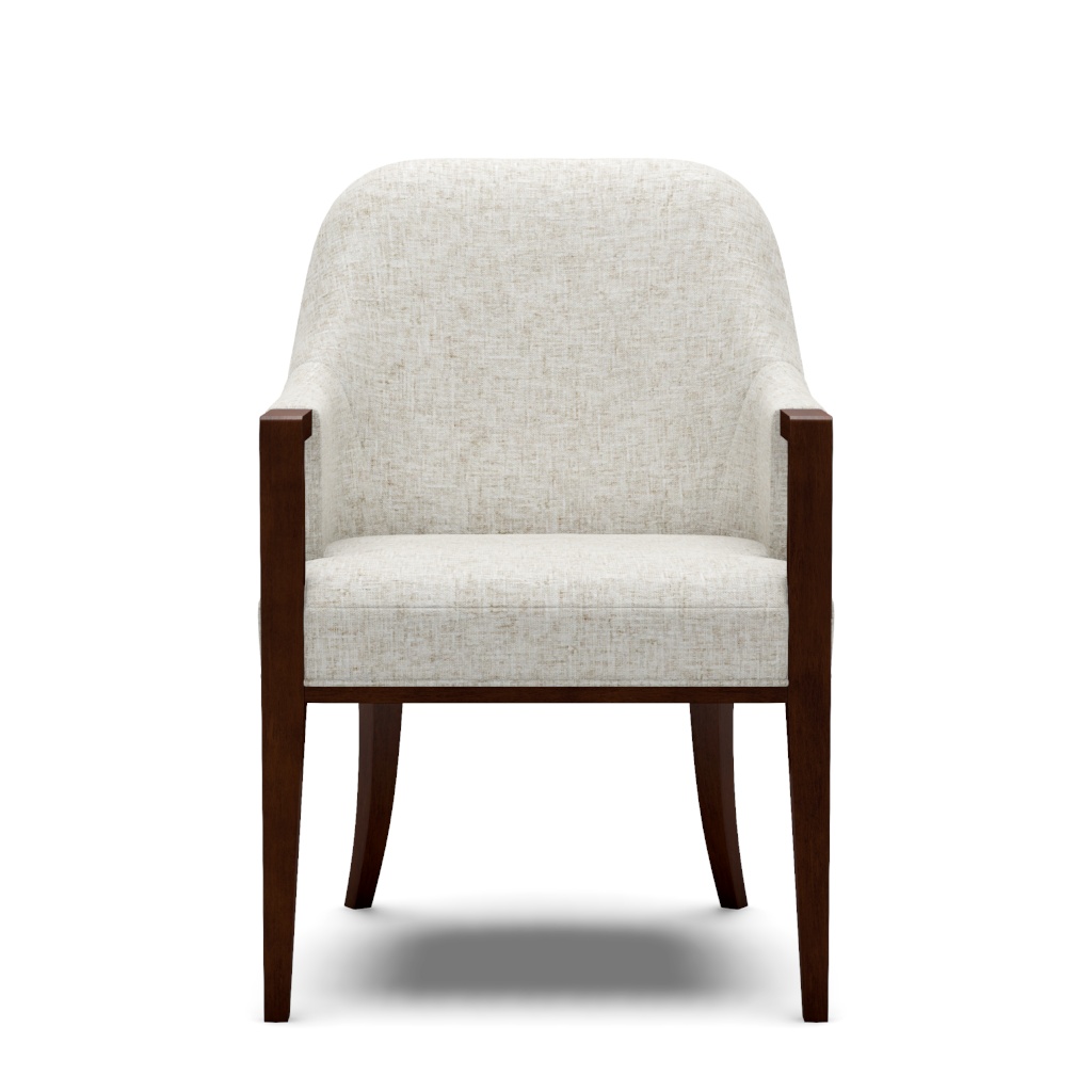 Lambeth Upholstered Arm Chair – View at 30°