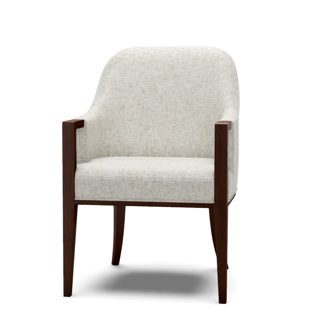 Lambeth Upholstered Arm Chair – View at 40°