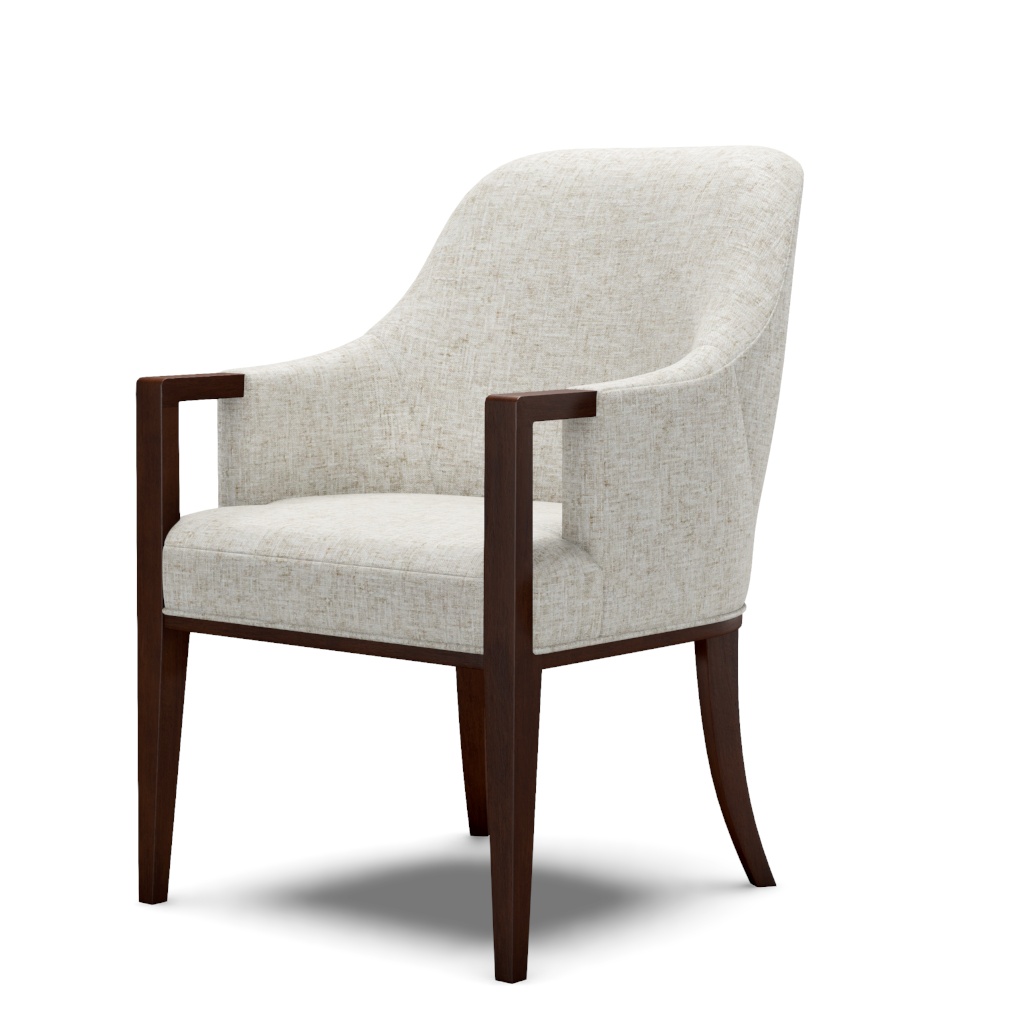 Lambeth Upholstered Arm Chair – View at 70°