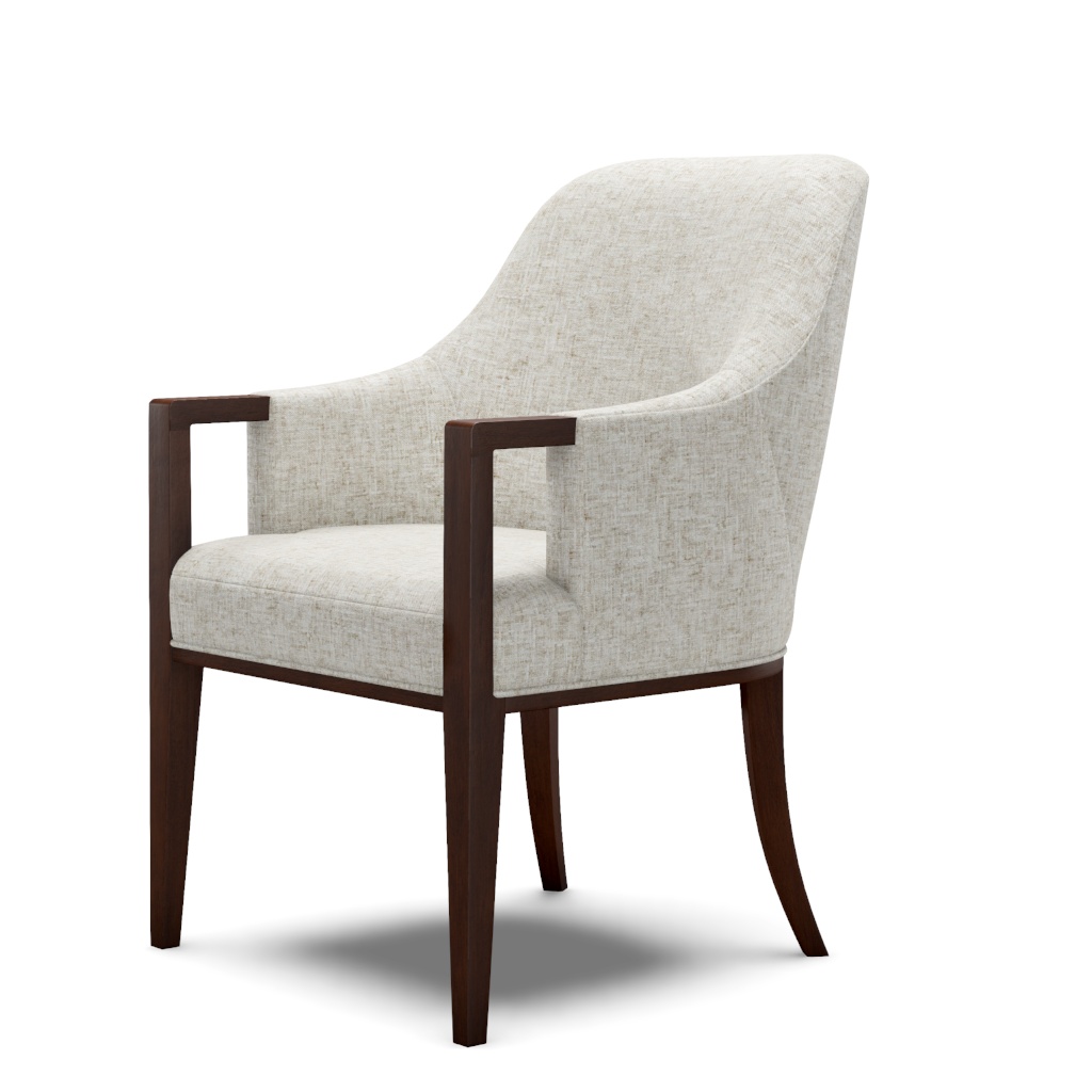 Lambeth Upholstered Arm Chair – View at 80°