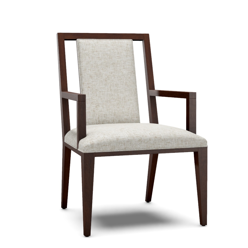 Boswell Upholstered Arm Chair – View at 10°