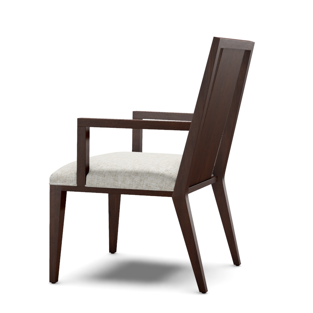 Boswell Upholstered Arm Chair – View at 140°