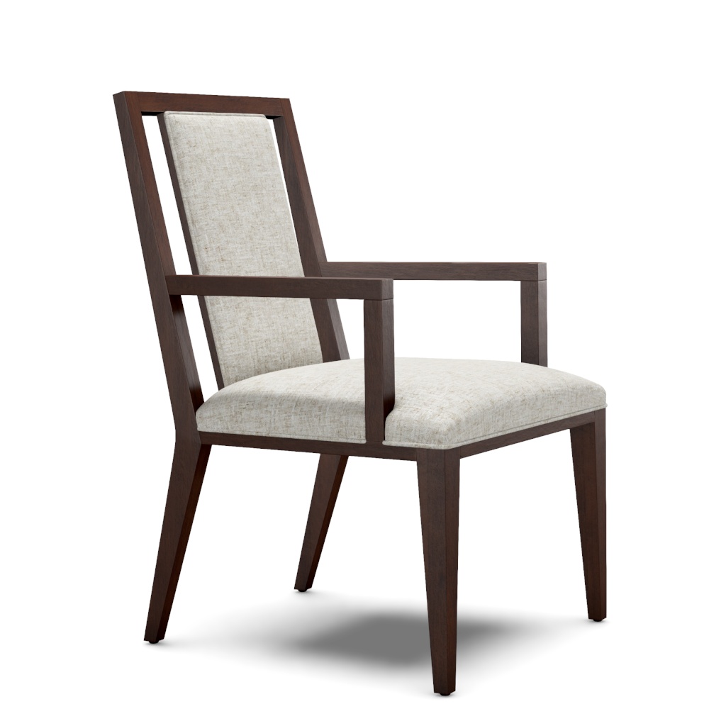 Boswell Upholstered Arm Chair – View at 330°