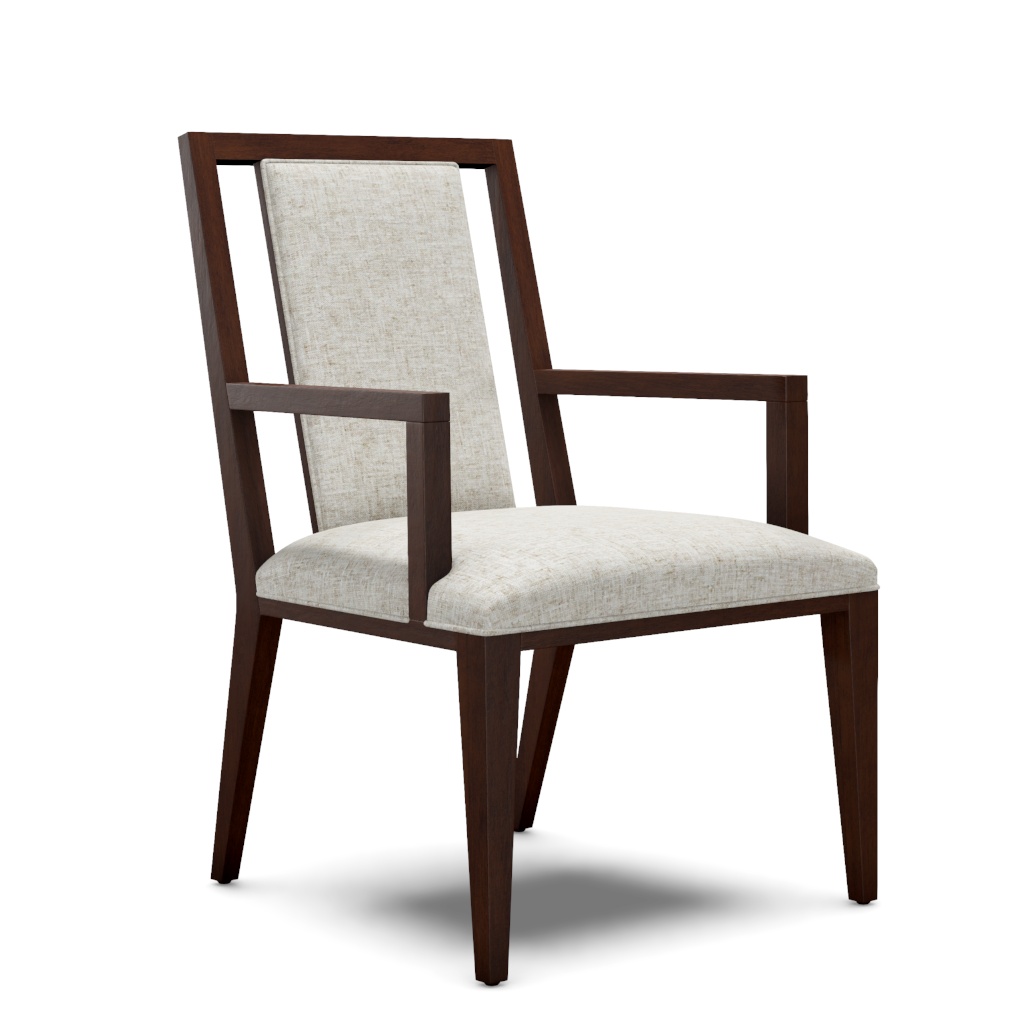 Boswell Upholstered Arm Chair – View at 350°