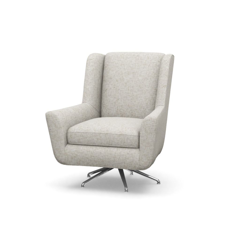 Chastain Swivel Chair – View at 50°