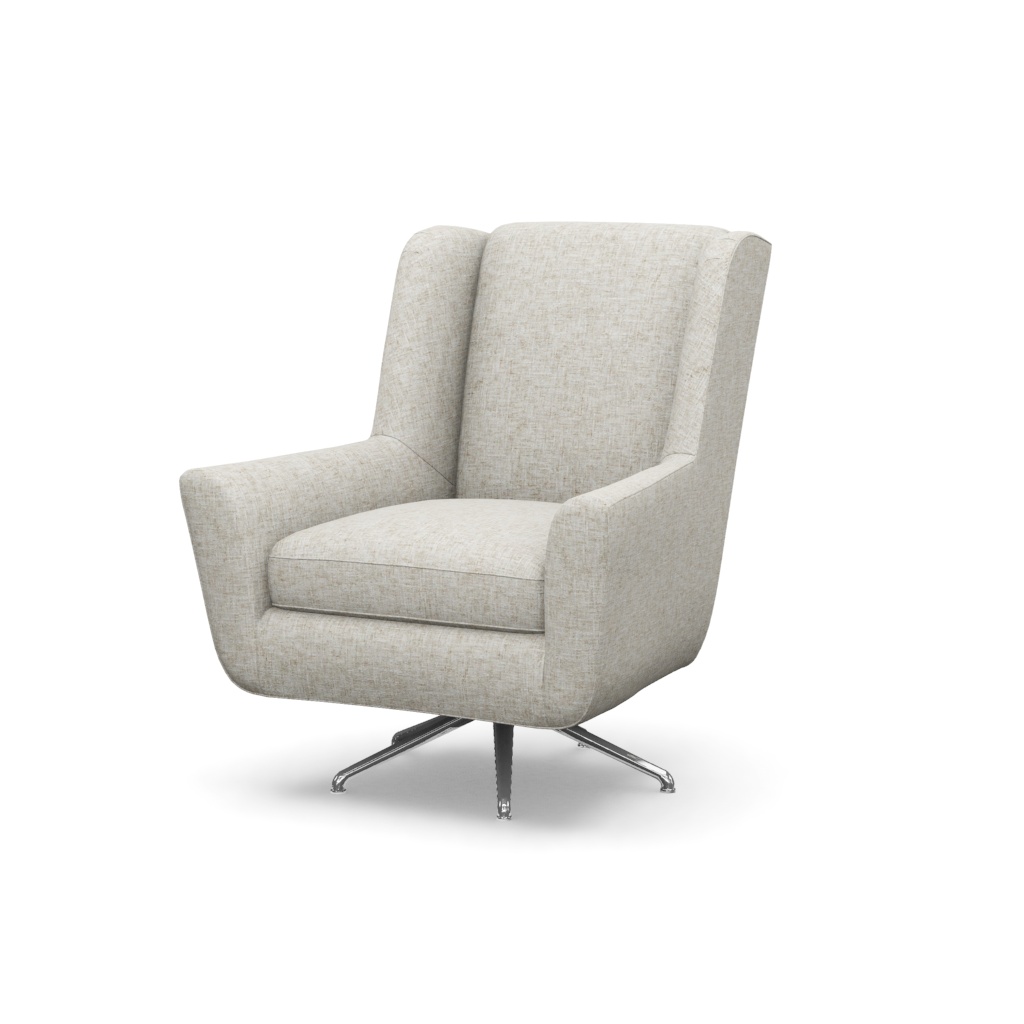 Chastain Swivel Chair – View at 60°