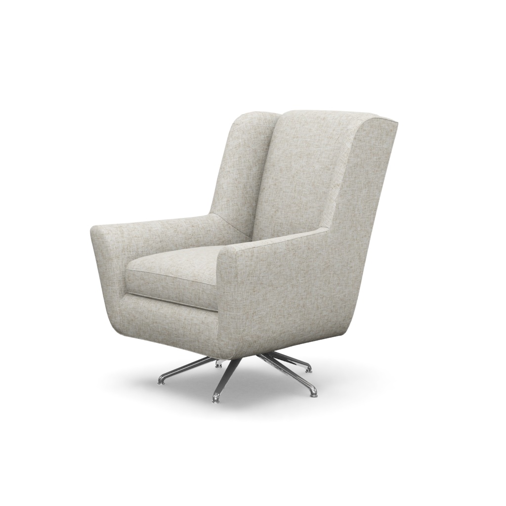 Chastain Swivel Chair – View at 80°