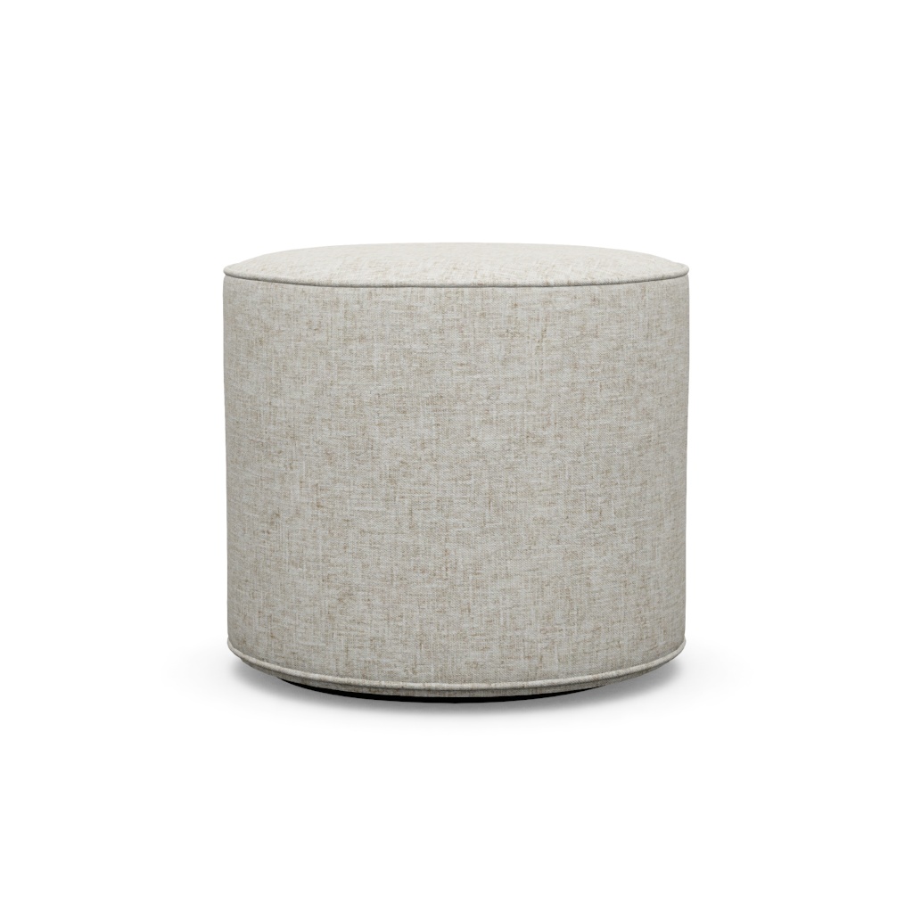 Waverly Swivel Ottoman – View at 40°
