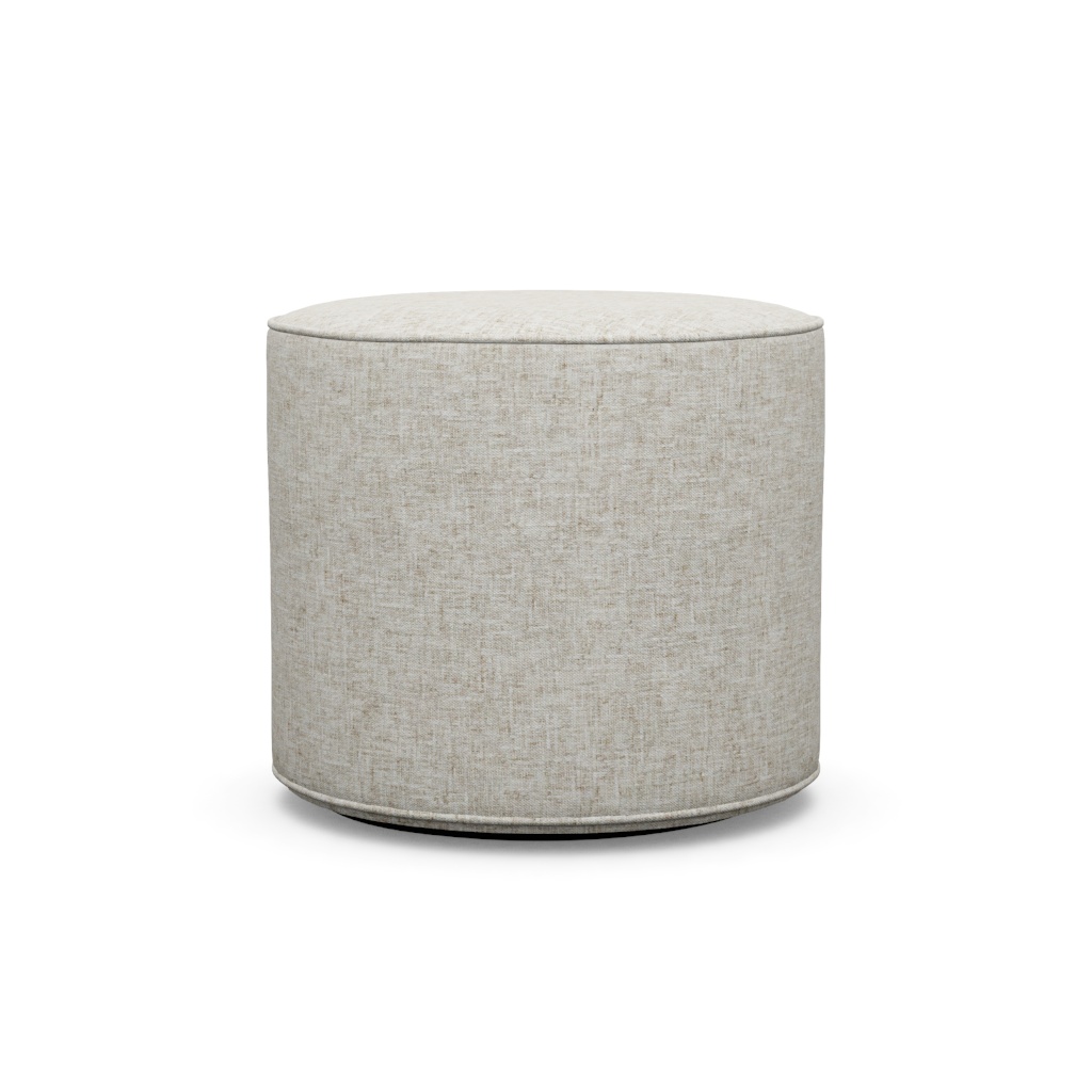 Waverly Swivel Ottoman – View at 50°