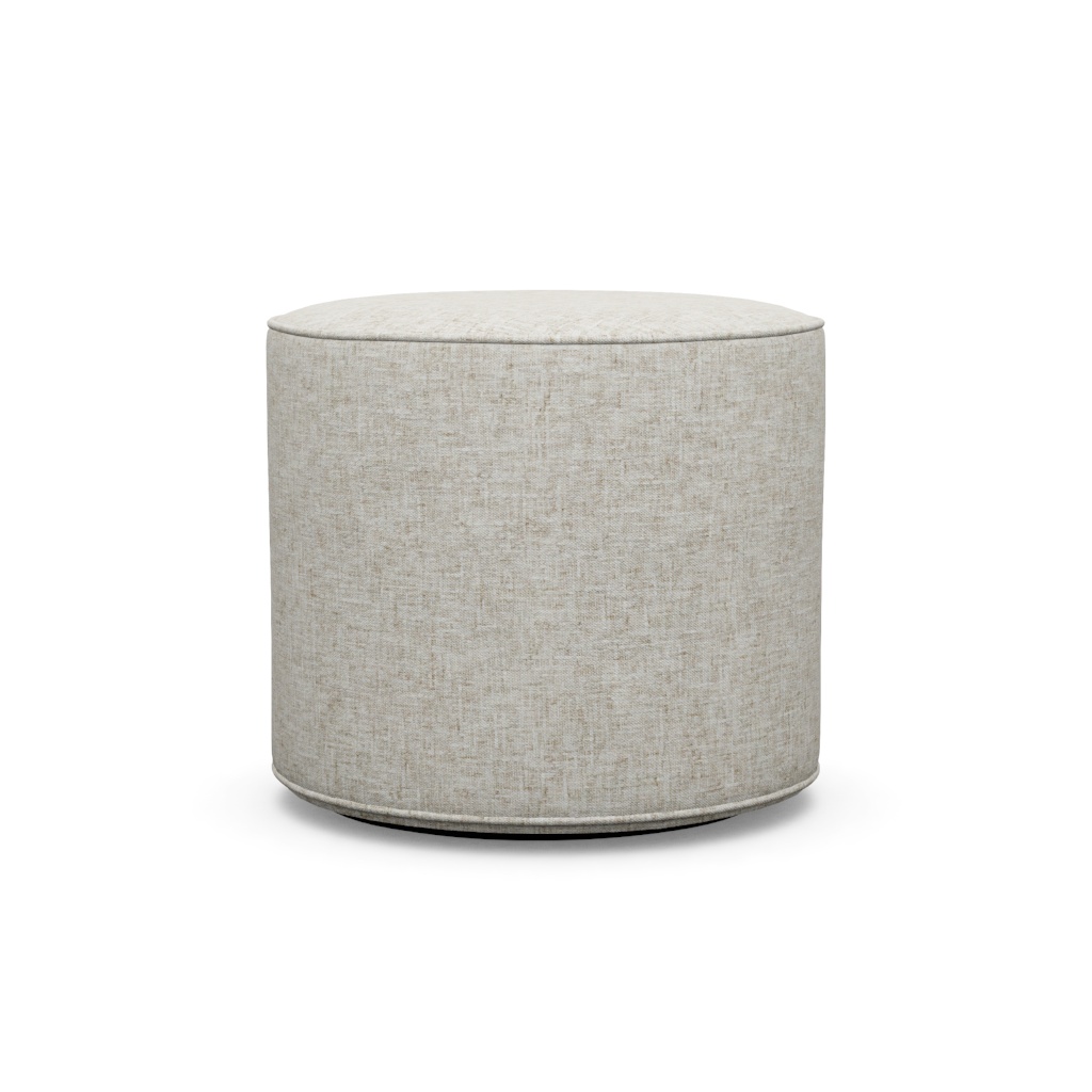 Waverly Swivel Ottoman – View at 60°