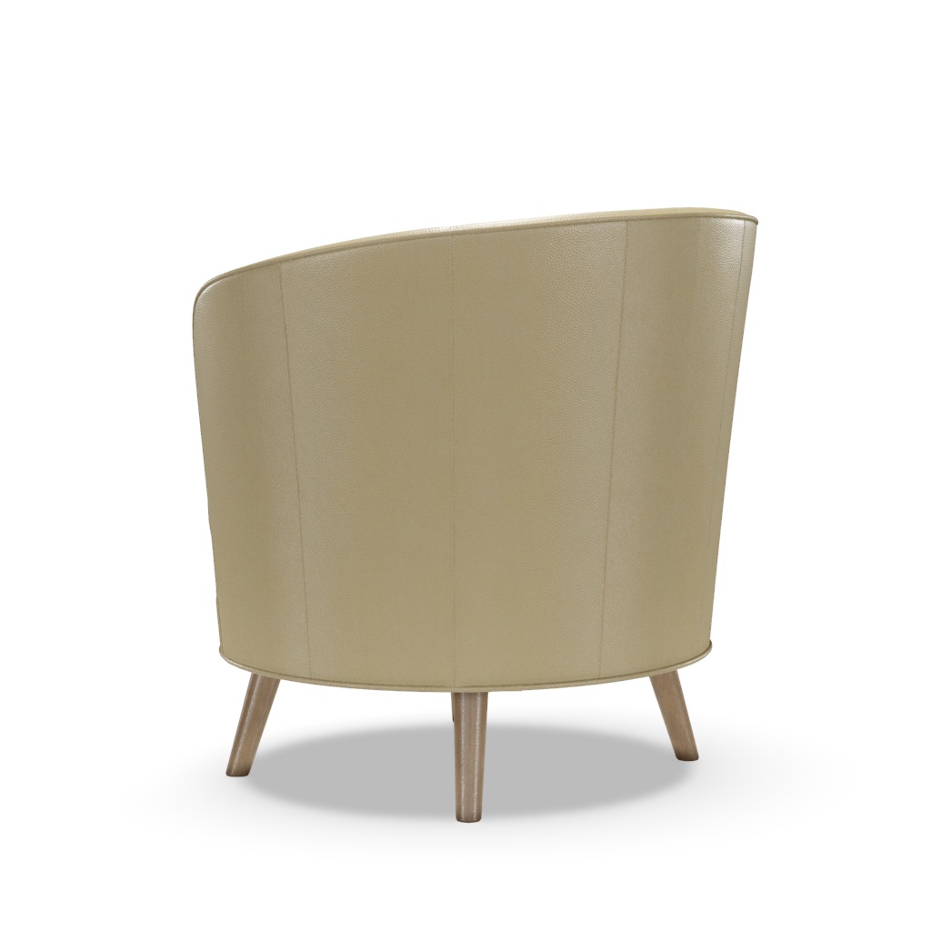 Torrington Leather Swivel Chair – View at 160°