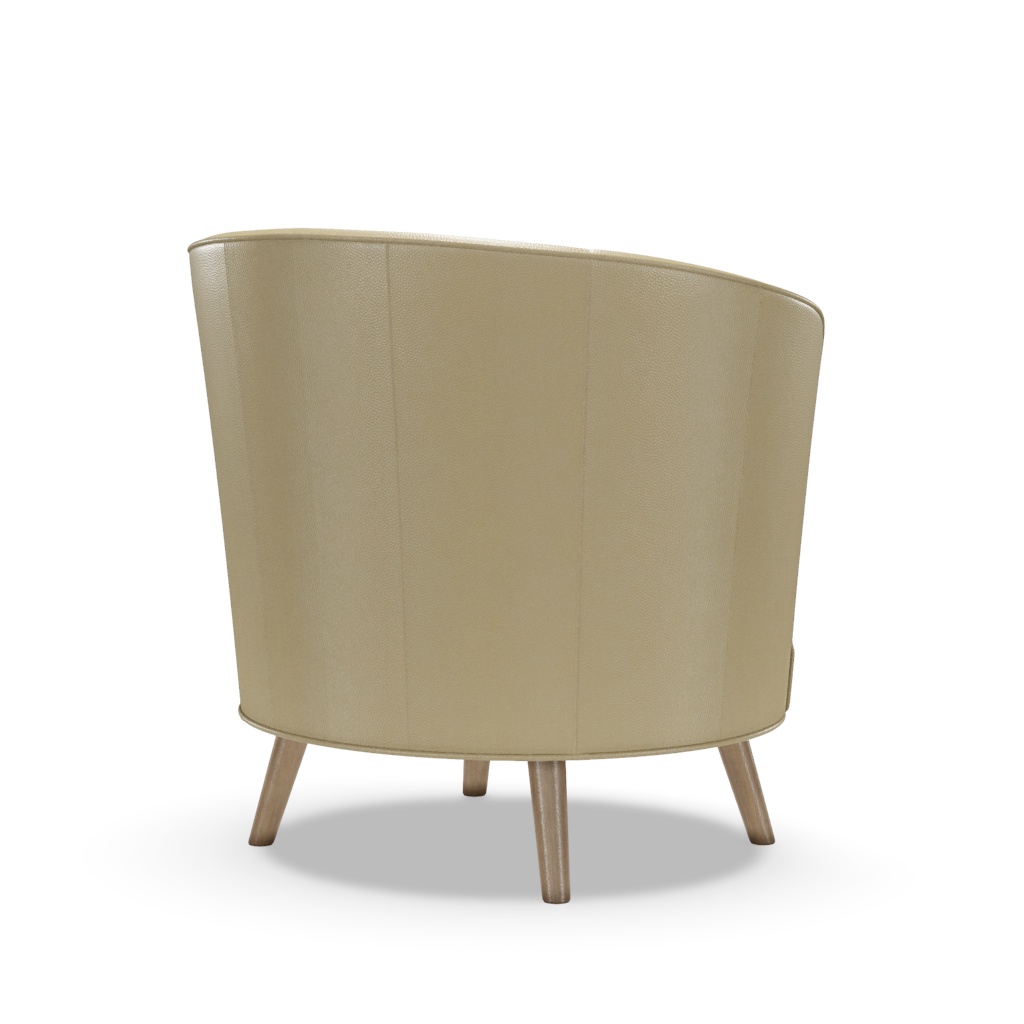 Torrington Leather Swivel Chair – View at 250°