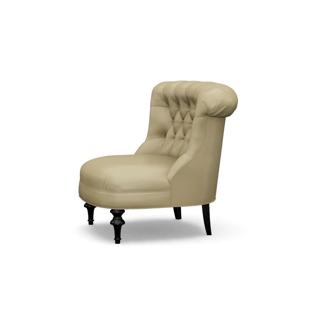 Xavier Leather Chair – View at 100°