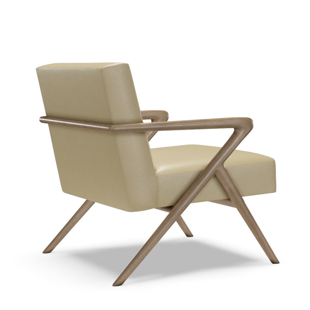 Tanzania Leather Chair – View at 270°