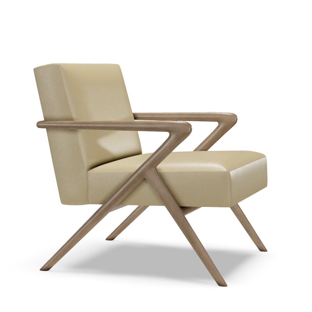 Tanzania Leather Chair – View at 320°