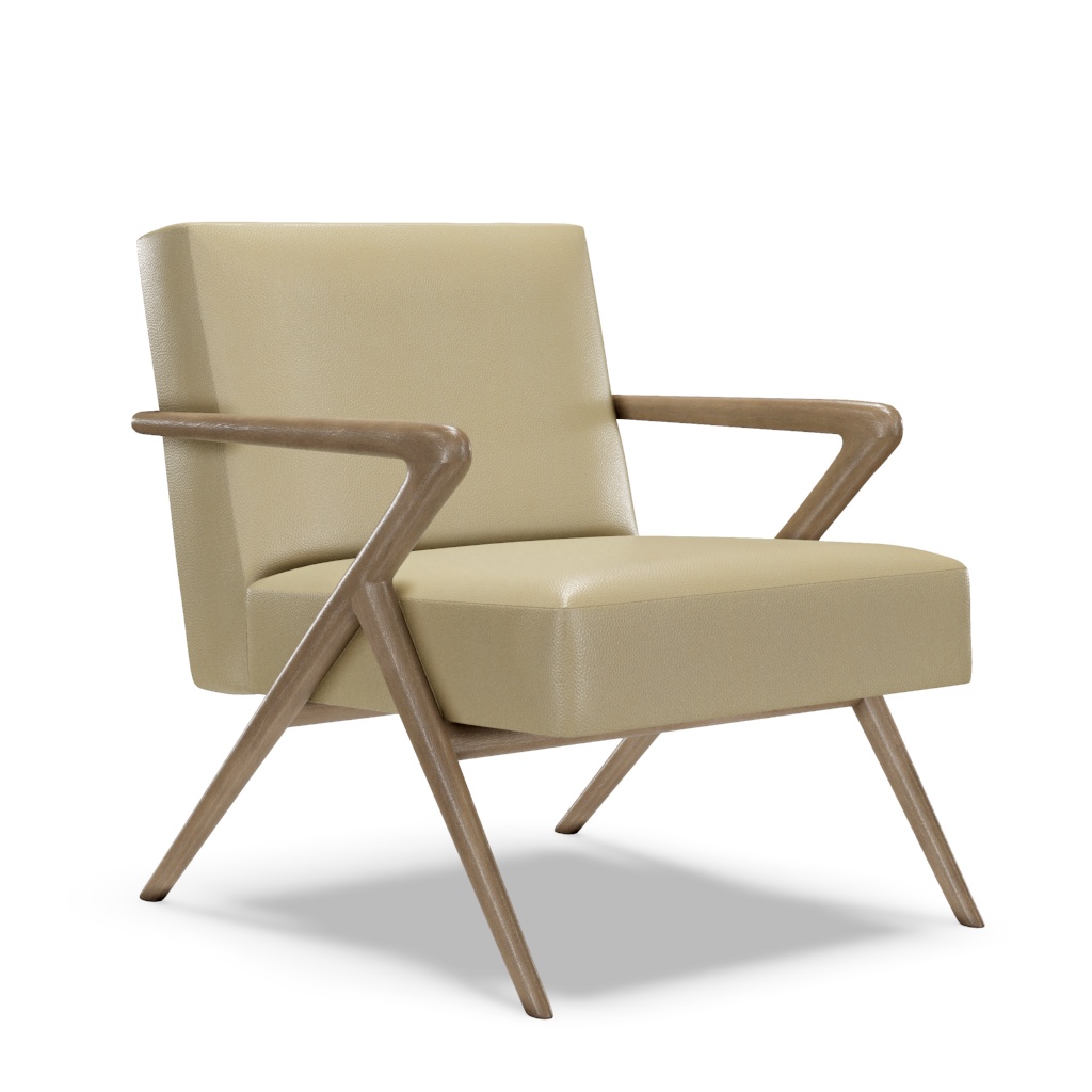 Tanzania Leather Chair – View at 350°