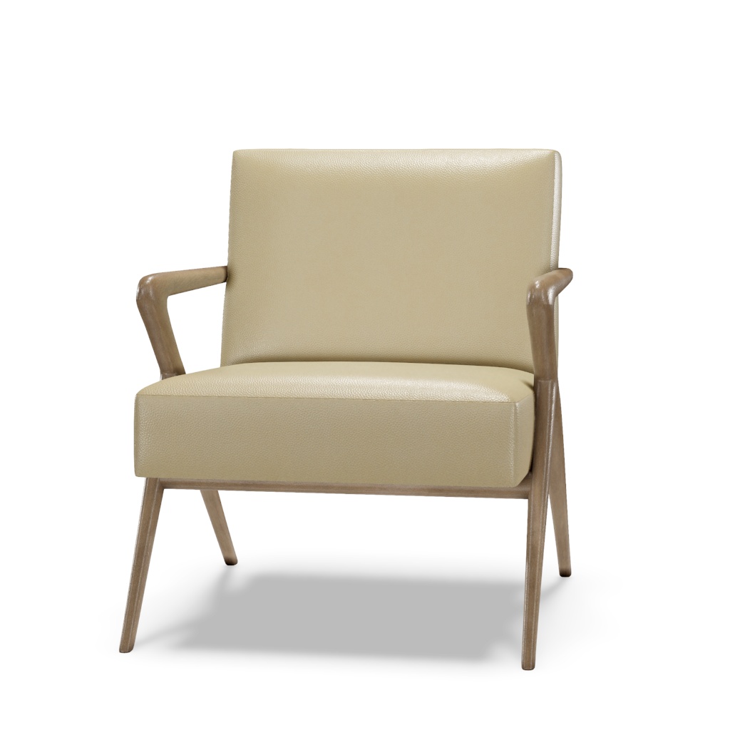 Tanzania Leather Chair – View at 40°