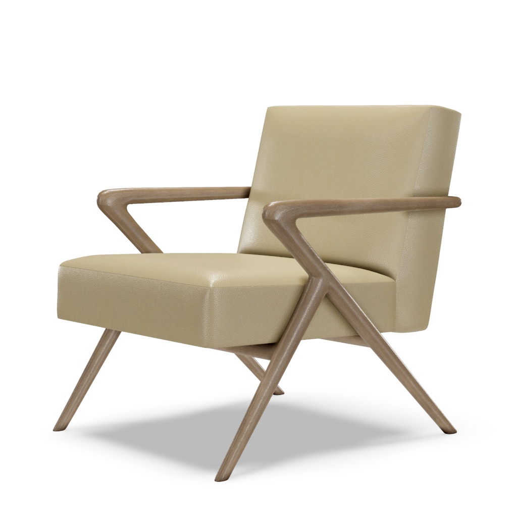 Tanzania Leather Chair – View at 80°