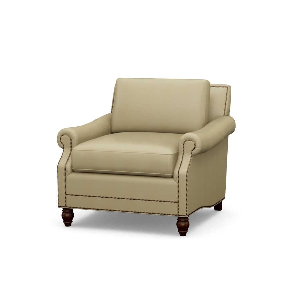 Shoal Creek Leather Chair – View at 50°