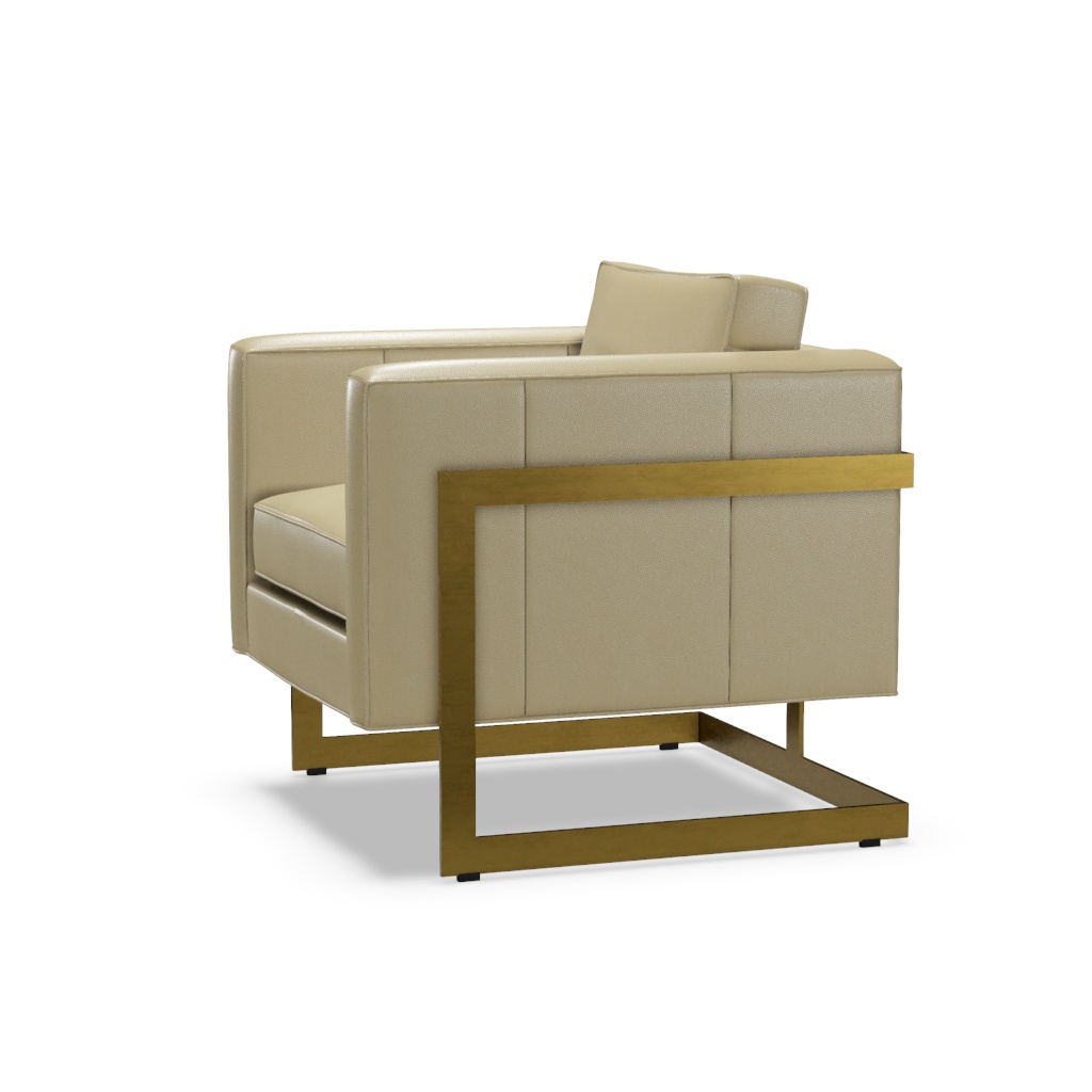Winthrop Leather Chair – View at 100°