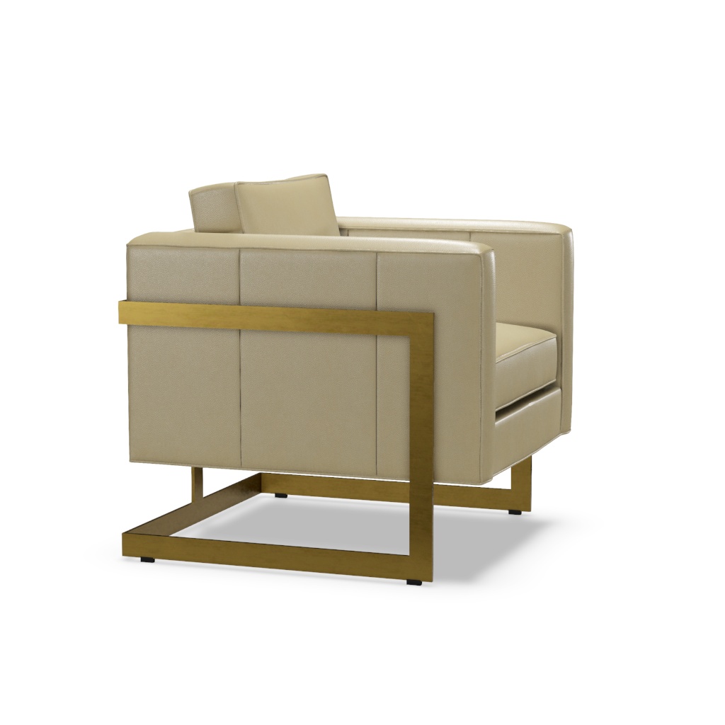 Winthrop Leather Chair – View at 320°