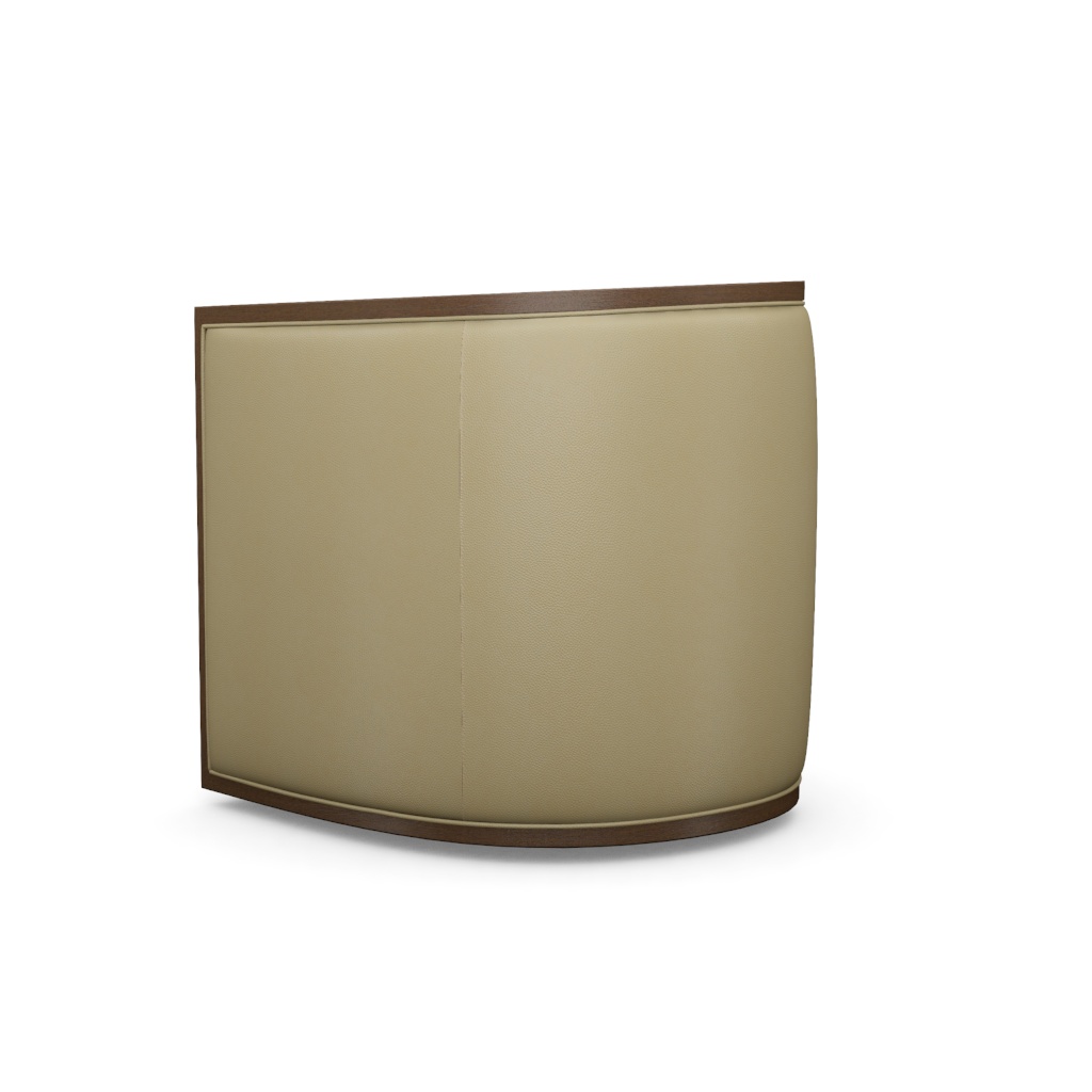 Palermo Leather Swivel Chair – View at 170°