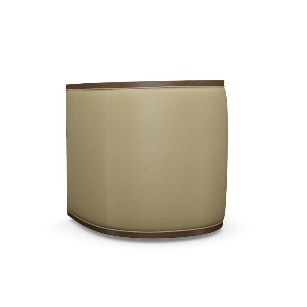 Palermo Leather Swivel Chair – View at 190°