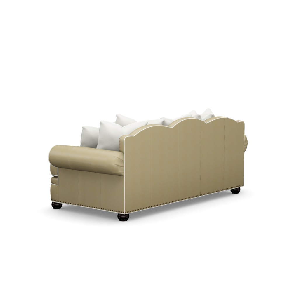 Jackson Leather Sofa – View at 160°
