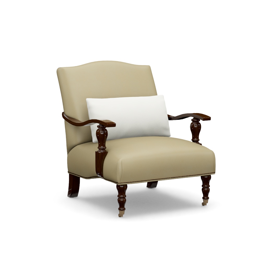 San Carlos Leather Chair – View at 0°