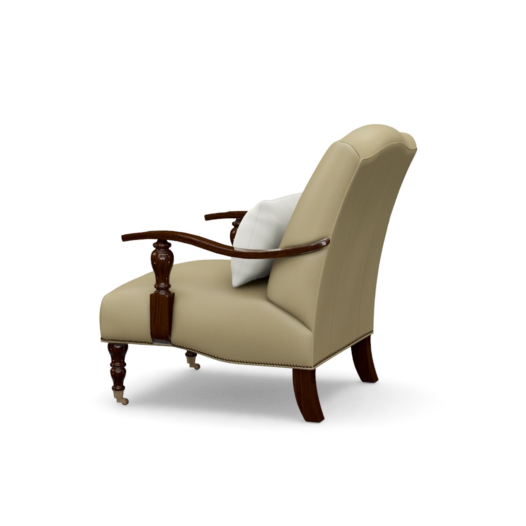 San Carlos Leather Chair – View at 140°