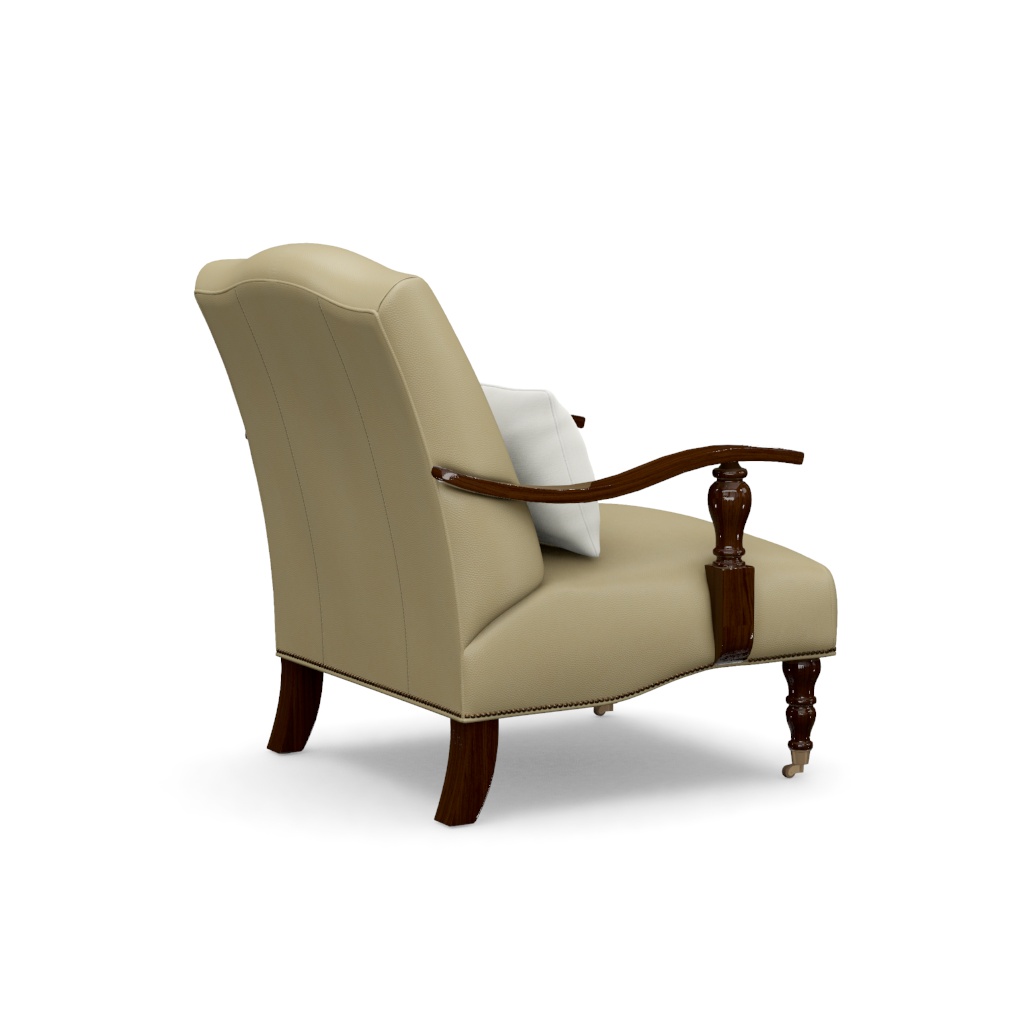 San Carlos Leather Chair – View at 270°