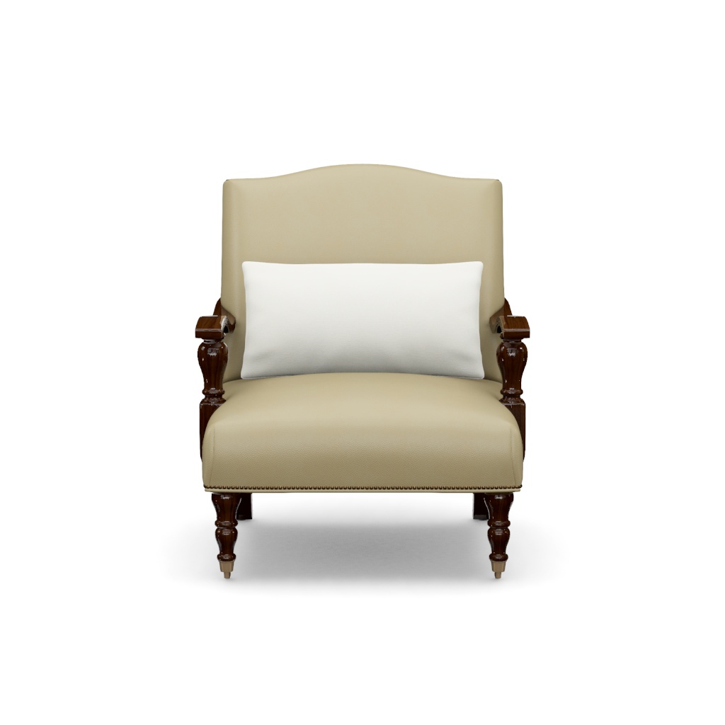 San Carlos Leather Chair – View at 30°