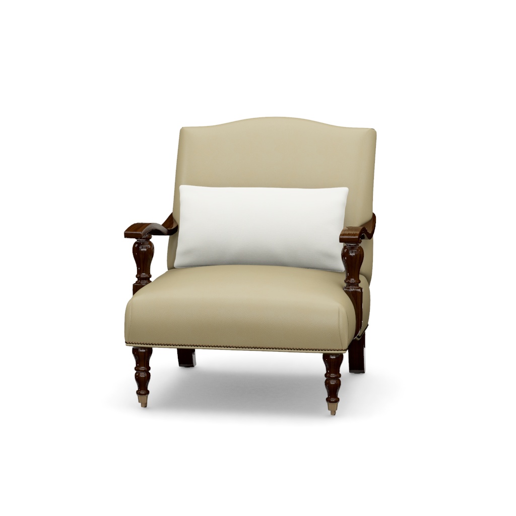 San Carlos Leather Chair – View at 40°