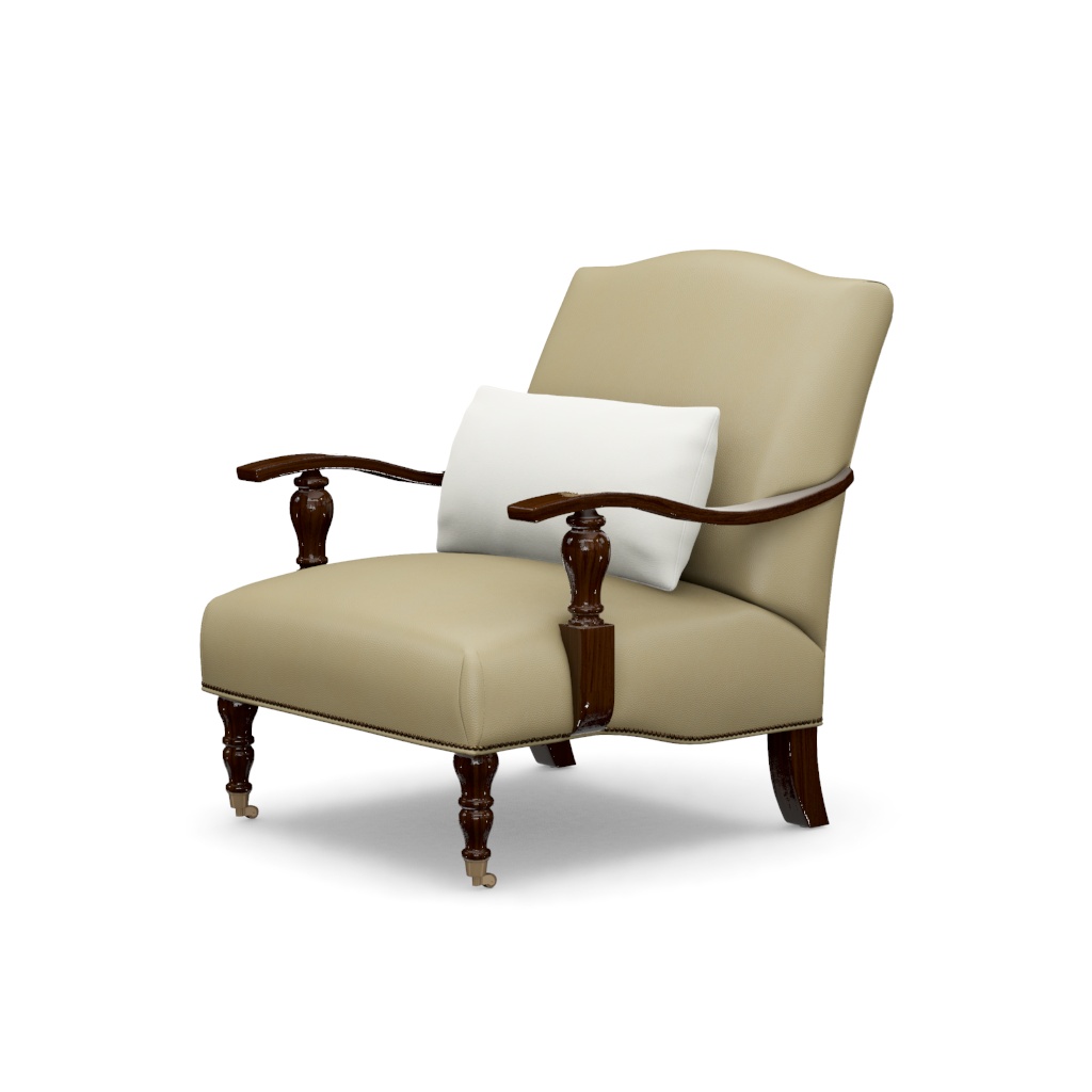 San Carlos Leather Chair – View at 80°