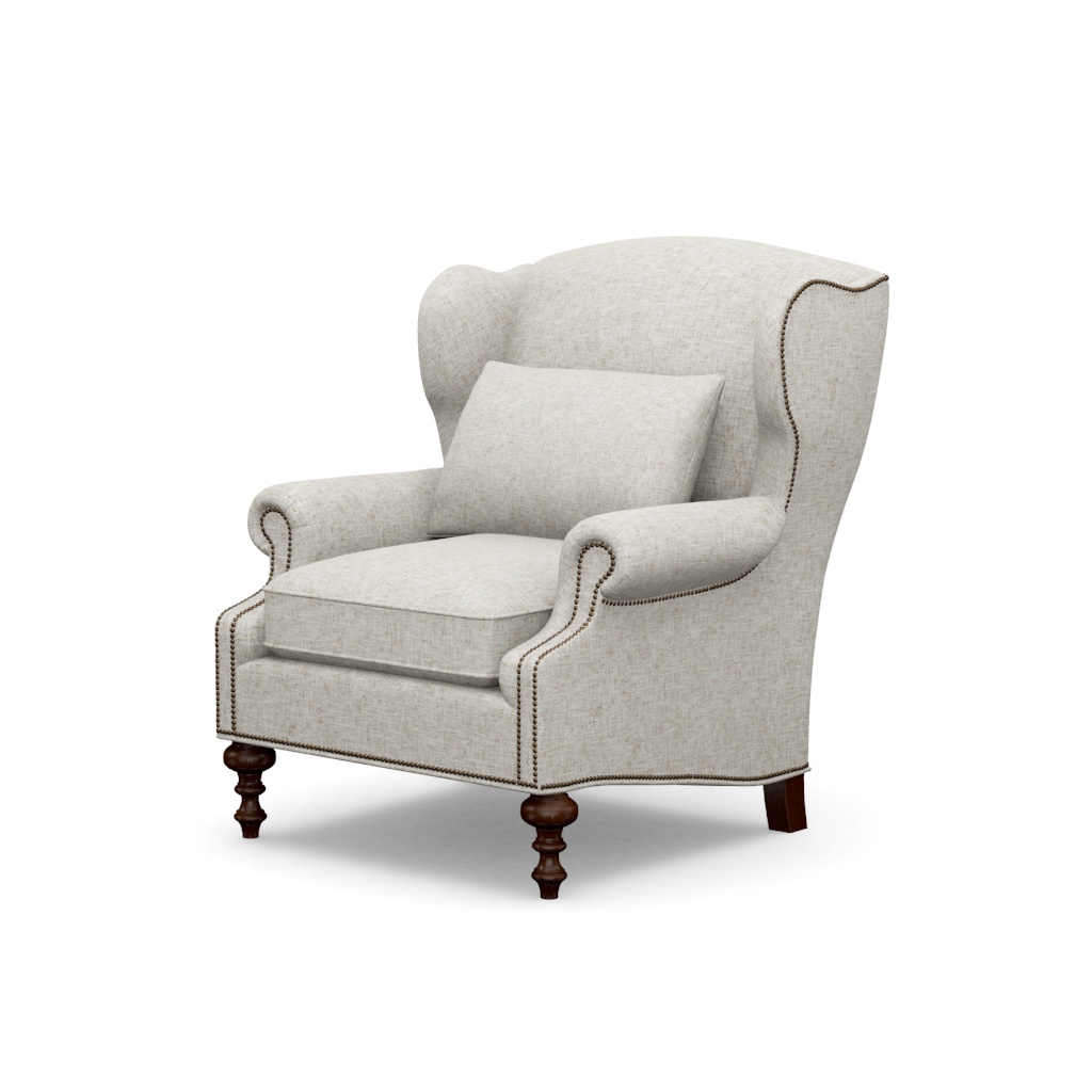 Wells Wing Chair – View at 70°