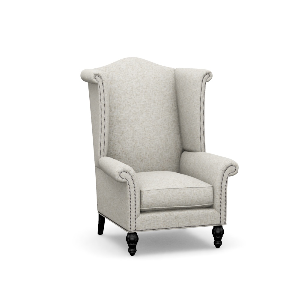 Kings Row Wing Chair – View at 10°