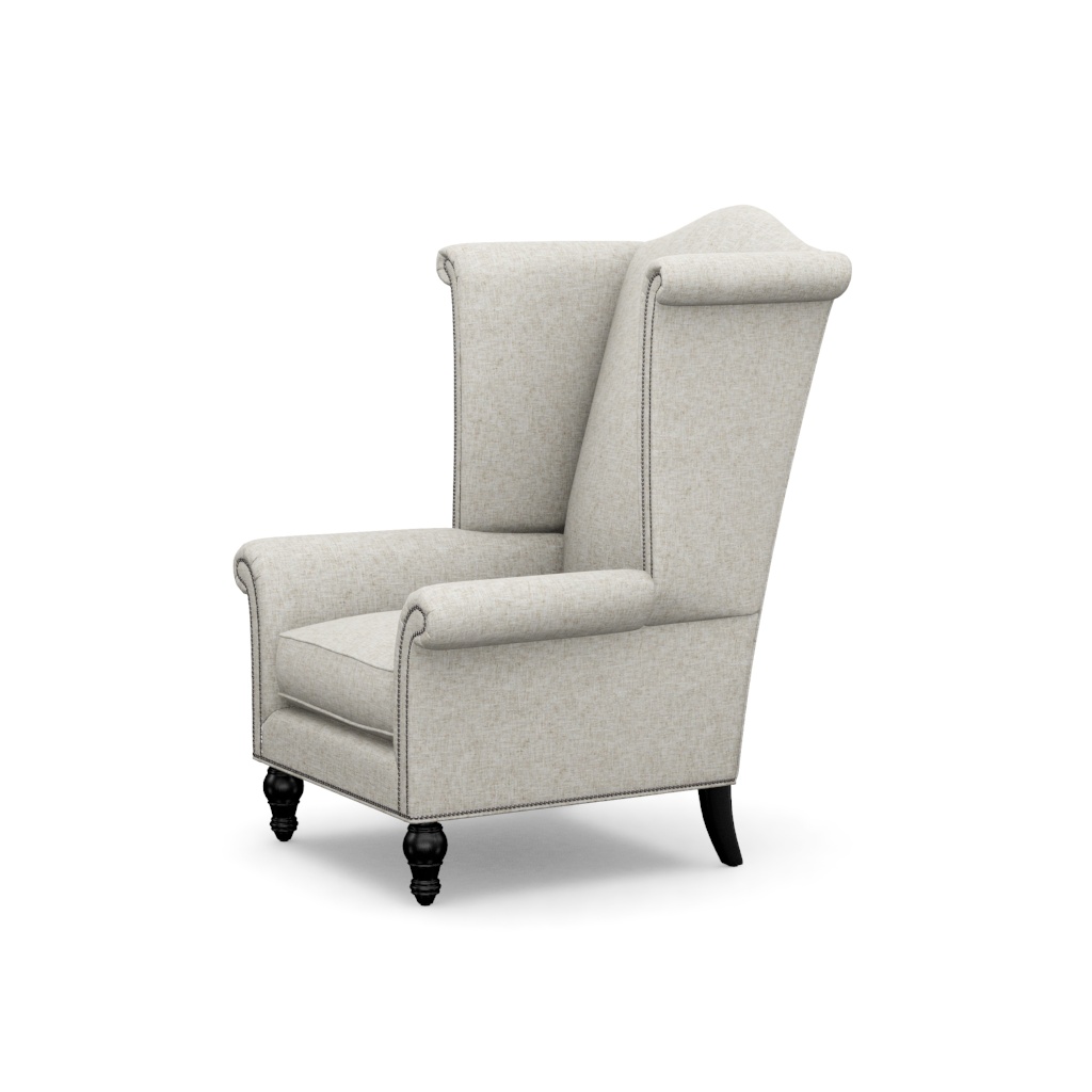 Kings Row Wing Chair – View at 90°