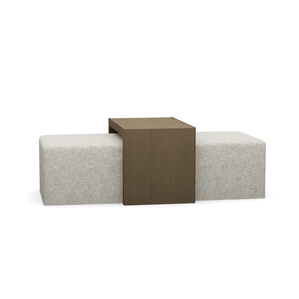 Savona Cocktail Ottoman with Slide – View at 200°