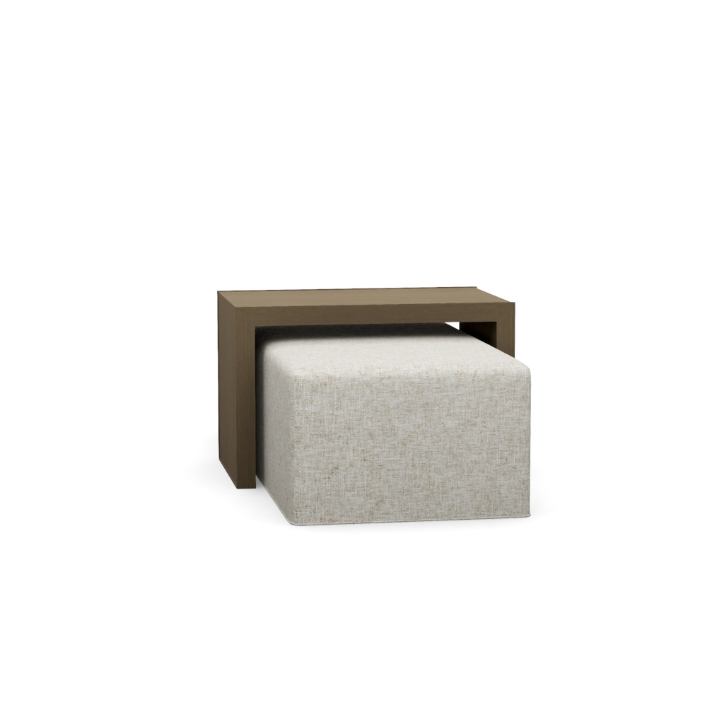 Savona Cocktail Ottoman with Slide – View at 290°