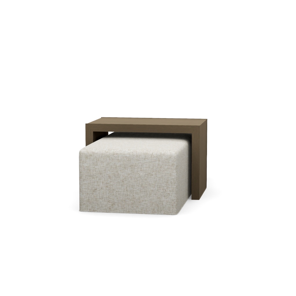 Savona Cocktail Ottoman with Slide – View at 310°