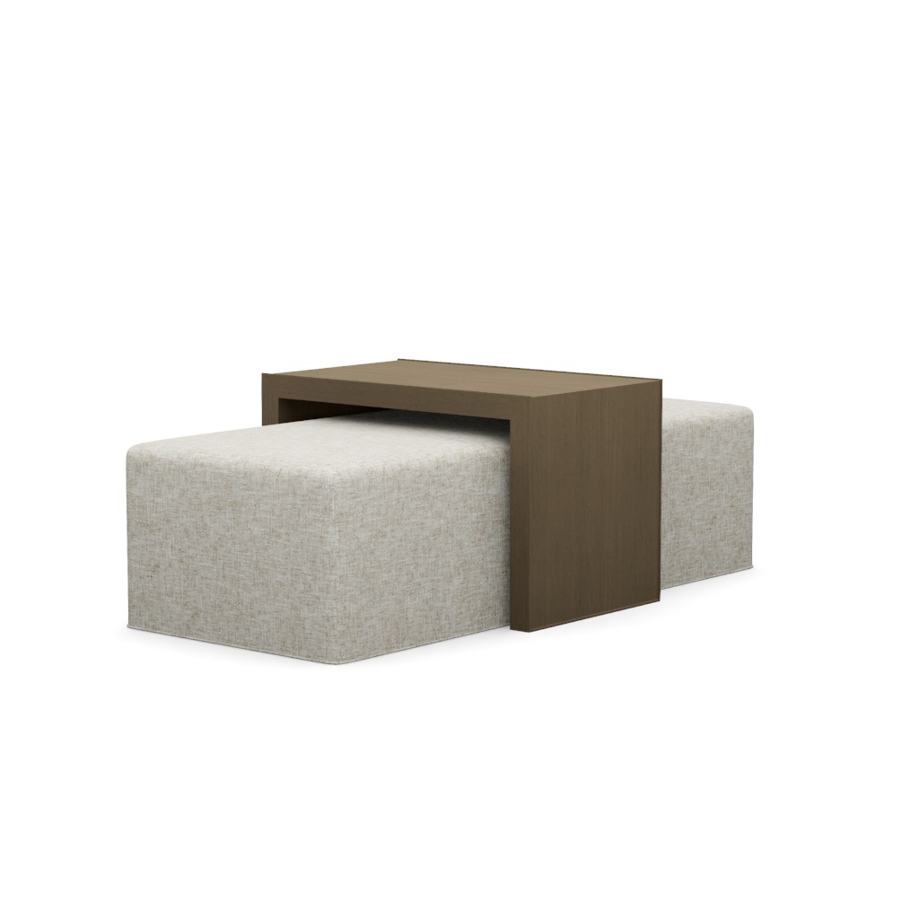 Savona Cocktail Ottoman with Slide – View at 340°