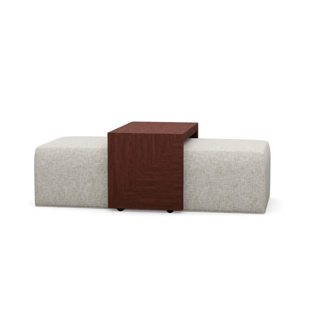 Broadway Cocktail Ottoman w/Slide – View at 40°