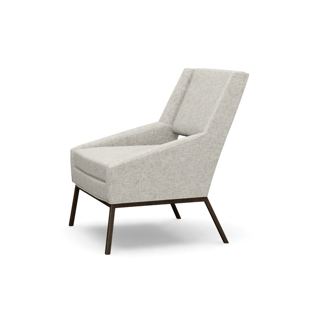 Amani Chair With Charcoal Base – View at 100°